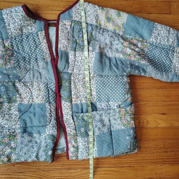 Handmade Floral Quilted Jacket - Picture 2 of 5